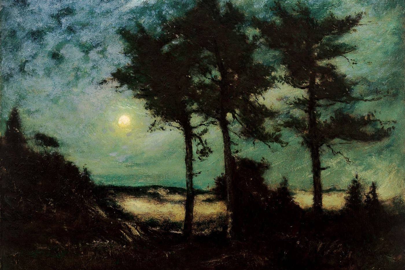 Moonlight, a painting by Elliott Daingerfield in the Mint Museum collection